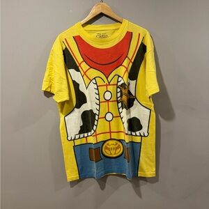Vtg. Disney Pixar Toy Story Woody Sheriff Costume T-Shirt